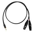   2XLR-F-miniJack Onetech PRO Interconnect cable XLR-Jack