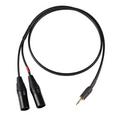  2XLR-M-miniJack Onetech PRO Interconnect cable XLR-Jack