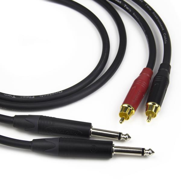 Кабель межблочный 2Jack-2RCA Onetech PRO Interconnect cable with RCA