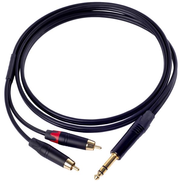Кабель межблочный Jack-2RCA Onetech PRO (RT) Interconnect cable with RCA