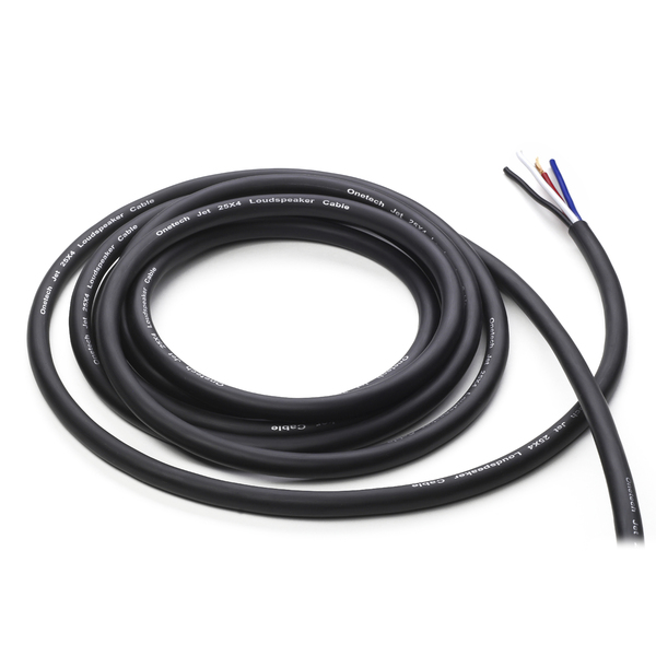 Onetech Jet 25X4 Black Bulk Speaker Cable